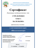 Сертификат Стрельченко О. В.
